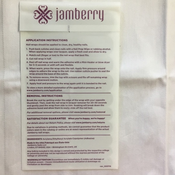 Jamberry Nail Wraps - Blue & White Polka Dots - Picture 3 of 3